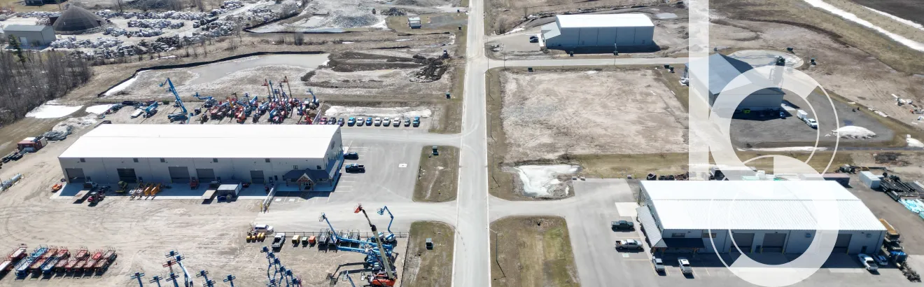Percon aerial drone shot